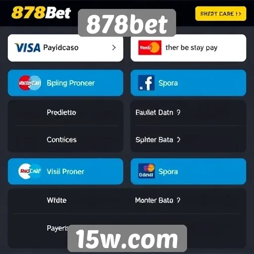Métodos de pagamento disponíveis na 878bet